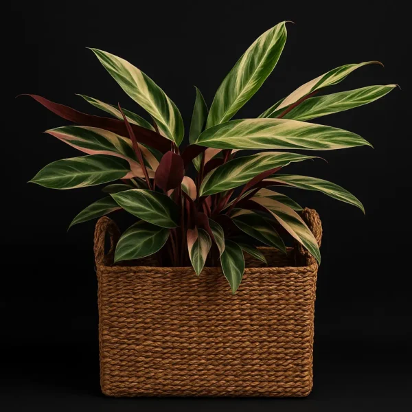 Calathea Triostar en Canasto Palma Seje Box Extra – Mediana